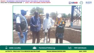 Read more about the article Field visit to assess a broken water pump