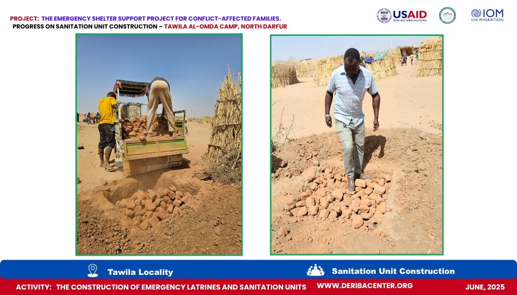 Read more about the article Sanitation Facility Construction Underway in Tawila Al-Omda Camp – North Darfur