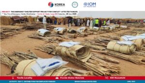 Read more about the article Day Two of Emergency Shelter Distribution – Tawila Al-Omda Camp (B) | Saturday, 28 June 2025