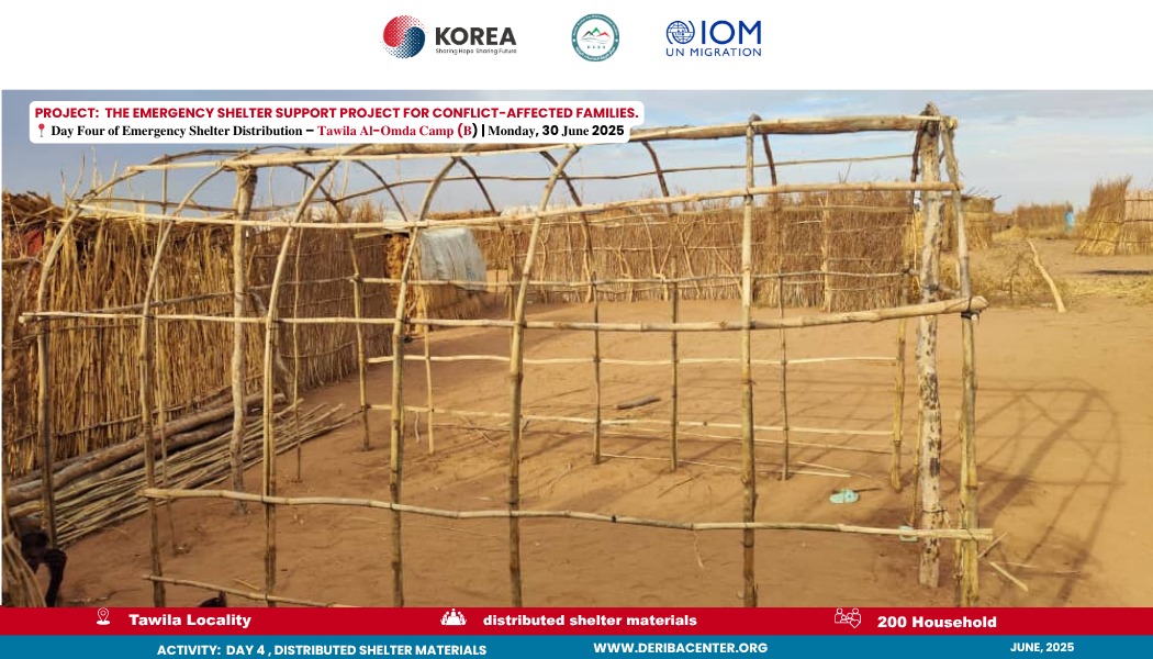 Read more about the article Day Four of Emergency Shelter Distribution – Tawila Al-Omda Camp (B) | Monday, 30 June 2025