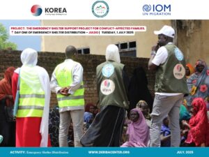 Read more about the article Day One of Emergency Shelter Distribution – Juldo | Tuesday, 1 July 2025