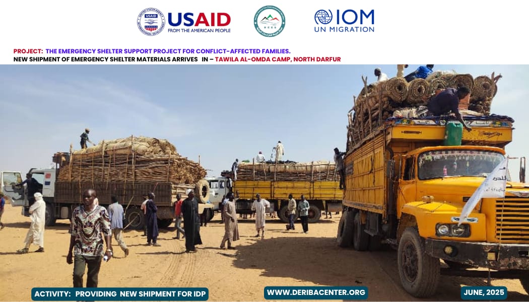 Read more about the article Emergency Shelter Materials Arrived in Tawila Al-Omda Camp – North Darfur
